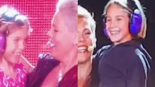 EVERYTIME WILLOW APPEARED ON STAGE WITH HER MOTHER PINK♥️ #pink #willowsagehart