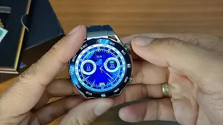 ZORDAI ZD5 ULTRA MATE smartwatch unboxing and quick menu view