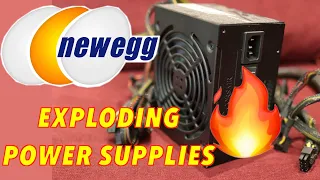 EXPLODING power supplies shipped by Newegg!!