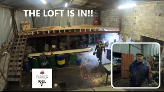 THE LOFT IS GOING IN -- HOARDERS WORKSHOP CLEAROUT