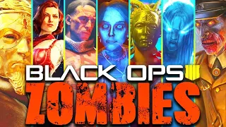 ALL BLACK OPS 4 ZOMBIES EASTER EGGS SPEEDRUNS! (PART 1) "Call of Duty: Black Ops 4 Zombies"