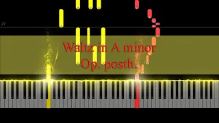 Waltz in A minor, Op. posth. B. 150 - Chopin (4K)