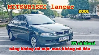 chỉ có 87 củ khoai thay xe máy- mitsubishi lancer 2001 MT, gầm bệ chắc nịch chạy phà phà.