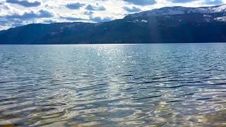 Peaceful Lake Sounds in Nature | Relax, Meditate, Focus | 10 Hours Water Sounds White Noise