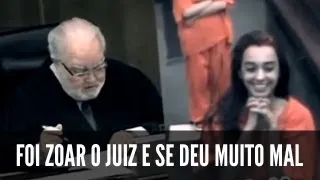 Réu tira onda com Juiz e se dá muito mal