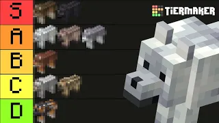 Minecraft Wolf Tier List