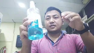 Sanitizer demonstration - kill CORONA virus or 5G Radiation