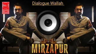 Mirzapur |Munna Bhaiya Dialogues Remix | Trap Music | Kaleen Bhaiya | Dialogue Wallah