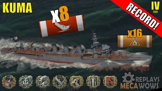 Kuma 8 Kills & 173k Damage | World of Warships Gameplay