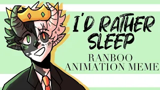 i'd rather sleep animation meme - ranboo || dream smp