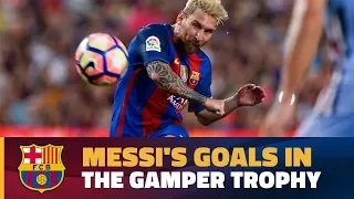 Every Leo Messi goal in the Gamper Trophy