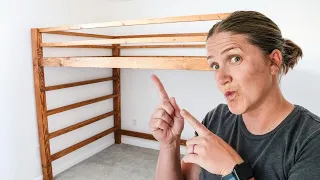 DIY Full Loft Bed | How To Build