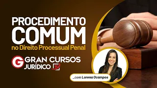 Procedimentos Comuns no Direito Processual Penal - Introdução:  Profª. Lorena Ocampos