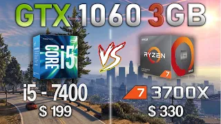 Benchmark l GTX 1060 3GB in 1440p and 1080p with i5-7400 vs Ryzen 7 3700X. Test in 8 Games