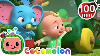 Bus Wash Song + MORE Cocomelon Animal Time Nursery Rhymes & Baby Animal Stories