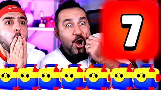 7 YAZDI ! SESEGEL İLE ŞOK OLDUK ! BRAWL STARS MEGA KUTU AÇILIMI !