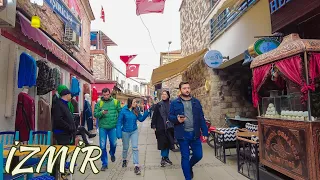 Exploring İzmir: A Walk from İkiçeşmelik to Kemeraltı Bazaar | Turkey Travel in 4K