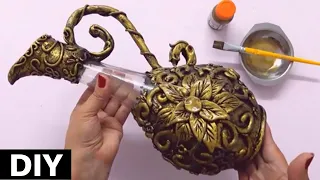 BOTTLE CRAFT IDEAS | BOTTLE ARTS | BOTTLE DECORATION IDEAS