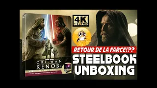 STAR WARS OBI-WAN KENOBI ★ RETOUR DE LA FARCE!? 🙄 STEELBOOK COLLECTOR INTÉGRALE 4K/BLU-RAY UNBOXING