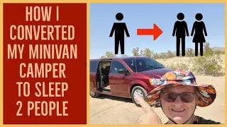 Adding a Second Bed to my No Build Minivan Camper• Dodge Grand Caravan