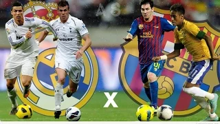 Ronaldo & Bale vs Messi & Neymar - Amazing Skills & Goals Show - 2016-17 HD