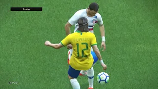 🏆BRASIL Vs ESTADOS UNIDOS Amistoso Internacional GAMEPLAY ★ PES 2019 ★ #BCNBRAZIL【CAMERA HD 720p】