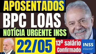 🔴SAIU AGORA!! APOSENTADOS INSS E BPC/LOAS GRANDE NOVIDADE AGORA NOVO REAJUSTE DE 6,4%  21 05