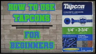 How To Use a Tapcon / Concrete anchor / Concrete screw | Everything You Need to Know