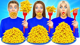 Schnelles, Mittleres oder Langsame Essen Challenge | Lustige Food-Hacks von Multi DO Food Challenge