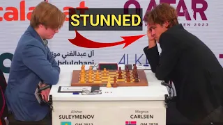 STUNNED‼️Magnus Carlsen Alisher Suleymenov