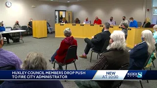 Two Huxley City Council members fail at their attempt to get city administer fired