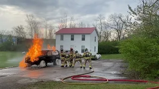 Firefighting Students Engage in their First "Burn" Exercise of 2023