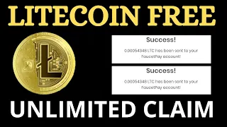 FREE LITECOIN UNLIMITED CLAIM LITECOIN MINING FREE INSTANT FAUCETPAY 2023