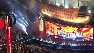 4/11/2021 WWE Wrestlemania 37 Night Two (Tampa, FL) -  Titus O'Neil & Hulk Hogan Entrance