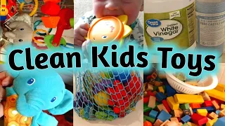 How To Clean/Sanitize/Disinfect Kids' Toys | MOLD IN BATH TOYS!?!?