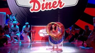 Britain's Got Talent 2015 S09E14 Semi-Finals Lisa Sampson Is On Fire Hooping It Up