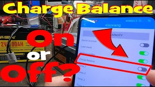 Using the Charge Balance function in your BMS to perfectly Top Balance your battery. Or not...