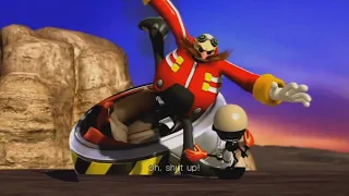 Eggman gets roasted by his own robot