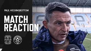 Paul Heckingbottom | Coventry City 4-1 Sheffield United | Match Reaction Interview
