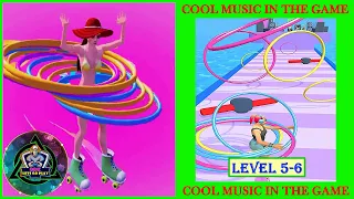 HULA HOOP RACE. GAMEPLAY ON ANDROID. LEVEL 5-6