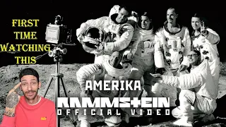 First time watching Rammstein "Amerika" (REACTION)