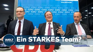 SPAHN, LASCHET ODER MERZ: Bei Debatte um die CDU-Spitze zeichnet sich eine Team-Lösung ab