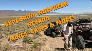 UTV Riding In Northern Nevada. Exploring Caves, Petroglyphs, & Mines🦇 #adventure #utv #new #offroad