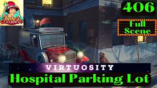 JUNE'S JOURNEY 406 | HOSPITAL PARKING LOT (Hidden Object Game) *Full Mastered Scene*