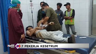 Hendak Pasang Tiang Listrik, 7 Pekerja di Tasikmalaya Kesetrum #LintasiNewsMalam 25/08