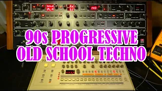 90s PROGRESSIVE OLD SCHOOL TECHNO - DAWLESS JAM / #prophet6  #techno #roland #sequential  #tr909