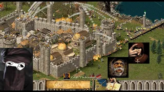 Caliph the Mighty vs Abbot the Infidel and Marshal the Moustache | Stronghold Crusader AI Match
