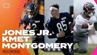 Jones Jr., Kmet and Montgomery talk matchup with Falcons | Chicago Bears