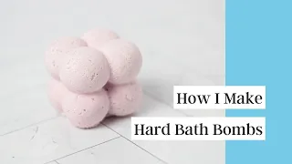How I Make Bath Bombs | Hard Bath Bomb Recipe for Cavity Mold