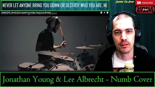 LINKIN PARK - "Numb" (Cover version by Jonathan Young & Lee Albrecht) Reaction